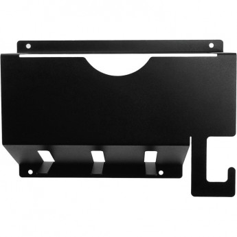 Держатель для угловых шлифмашинок REXANT до 210мм, настенный, с крючками, черный Держатель для угловых шлифмашинок REXANT до 210мм, настенный, с крючками, черный