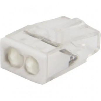 Экспресс-клемма с пастой REXANT СМК 2273-242, 2-проводная 0.5-2.5 мм², прозрачная, блистер (5 шт./уп.) Экспресс-клемма с пастой REXANT СМК 2273-242, 2-проводная 0.5-2.5 мм², прозрачная, блистер (5 шт./уп.)