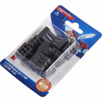 Экспресс-клемма с пастой REXANT СМК 773-306, 6-проводная до 2,5 мм² серая, (блистер 10 шт) Экспресс-клемма с пастой REXANT СМК 773-306, 6-проводная до 2,5 мм² серая, (блистер 10 шт)