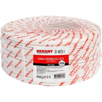 Кабель для пожарной сигнализации REXANT КПСВЭВнг(А)-LSLTx 1x2x1,50 мм², бухта 200 м Кабель для пожарной сигнализации REXANT КПСВЭВнг(А)-LSLTx 1x2x1,50 мм², бухта 200 м