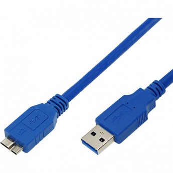 Кабель micro REXANT USB-A 3.0 - USB 3.0 синий (PE пакет) Кабель micro REXANT USB-A 3.0 - USB 3.0 синий (PE пакет)