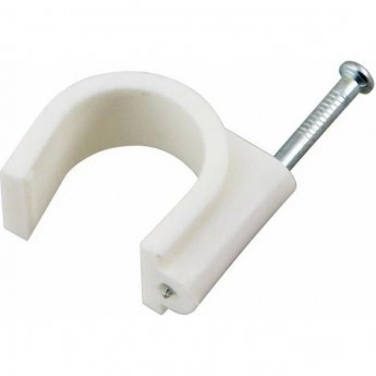 Крепеж кабеля REXANT круглый 20 мм, белый (упак. 50 шт) Крепеж кабеля REXANT круглый 20 мм, белый (упак. 50 шт)