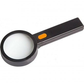 Лупа ручная REXANT 90 мм 2х + 6х с подсветкой черная Лупа ручная REXANT 90 мм 2х + 6х с подсветкой черная