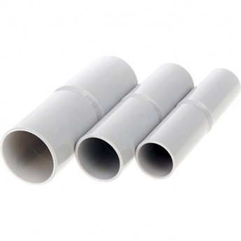 Муфта соединительная REXANT для трубы ø25мм, серая IP44 50 шт/уп