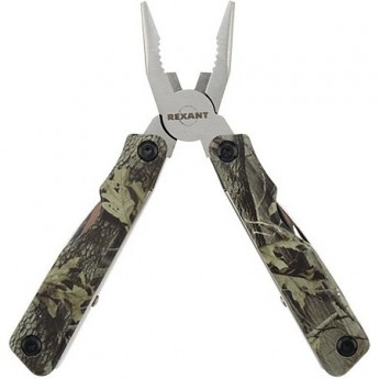 Мультитул REXANT 156 мм 11 функций камуфляжный Мультитул REXANT 156 мм 11 функций камуфляжный