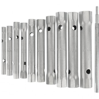 Набор ключей-трубок торцевых REXANT 6х22 мм, 10 шт. Набор ключей-трубок торцевых REXANT 6х22 мм, 10 шт.