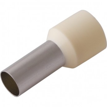 Наконечник штыревой REXANT втулочный изолированный F-12 мм 16 мм² (НШВи 16-12) слоновая кость Наконечник штыревой REXANT втулочный изолированный F-12 мм 16 мм² (НШВи 16-12) слоновая кость