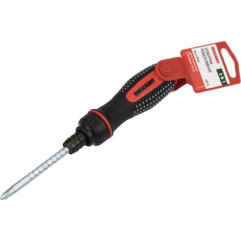 Отвертка реверсивная комбинированная REXANT двухсторонний стержень 120мм (крестовая PH2, шлицевая SL6) Отвертка реверсивная комбинированная REXANT двухсторонний стержень 120мм (крестовая PH2, шлицевая SL6)