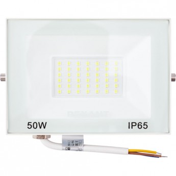 Прожектор светодиодный REXANT СДО 50Вт 4000Лм 5000K дневной свет белый корпус