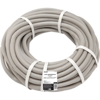 Труба гофрированная REXANT из ПВХ с зондом, ø 16 мм (бухта 25 м/уп.)