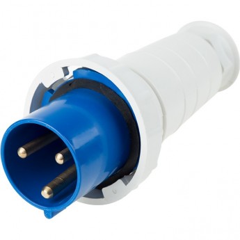 Вилка REXANT 033 переносная 2Р+РЕ 63А 220В IP67 Вилка REXANT 033 переносная 2Р+РЕ 63А 220В IP67