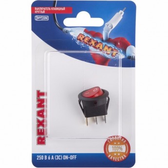 Выключатель клавишный REXANT RWB-214 6А красный с подсветкой, в упаковке 1шт. Выключатель клавишный REXANT RWB-214 6А красный с подсветкой, в упаковке 1шт.