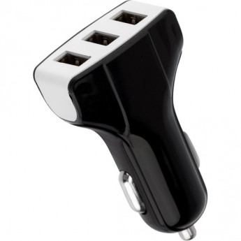 Зарядное устройство в прикуриватель REXANT 3 x USB 1000mA черное